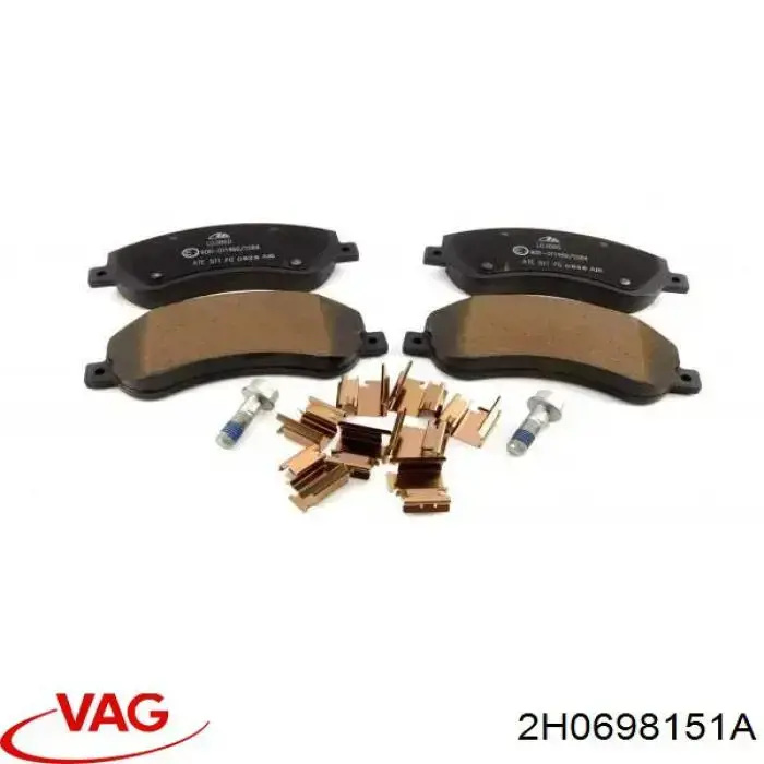 Pastillas de freno delanteras VAG 2H0698151A