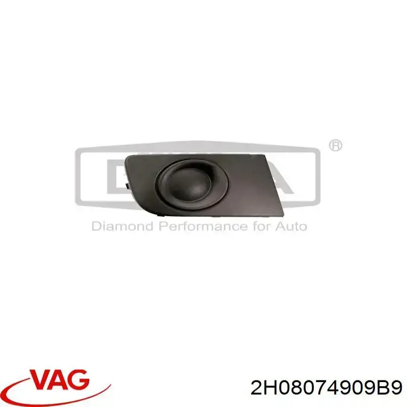 Tapa de rejilla de faro antiniebla delantero izquierdo VAG 2H08074909B9 precio, desde 18,66 EUR