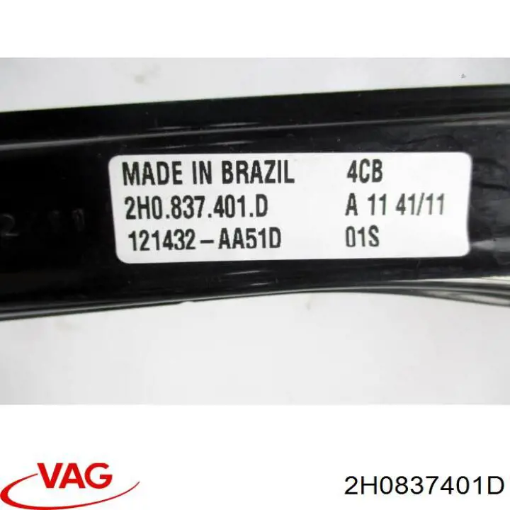 Mecanismo elevalunas delantero izquierdo VAG 2H0837401D precio, desde 53,16 EUR