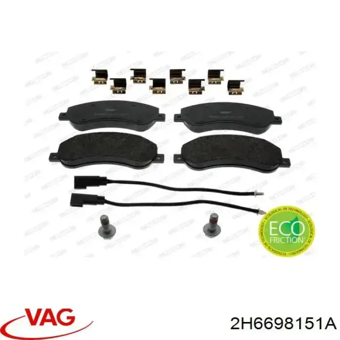 Comprar 2H6698151A VAG Pastillas delanteras de freno