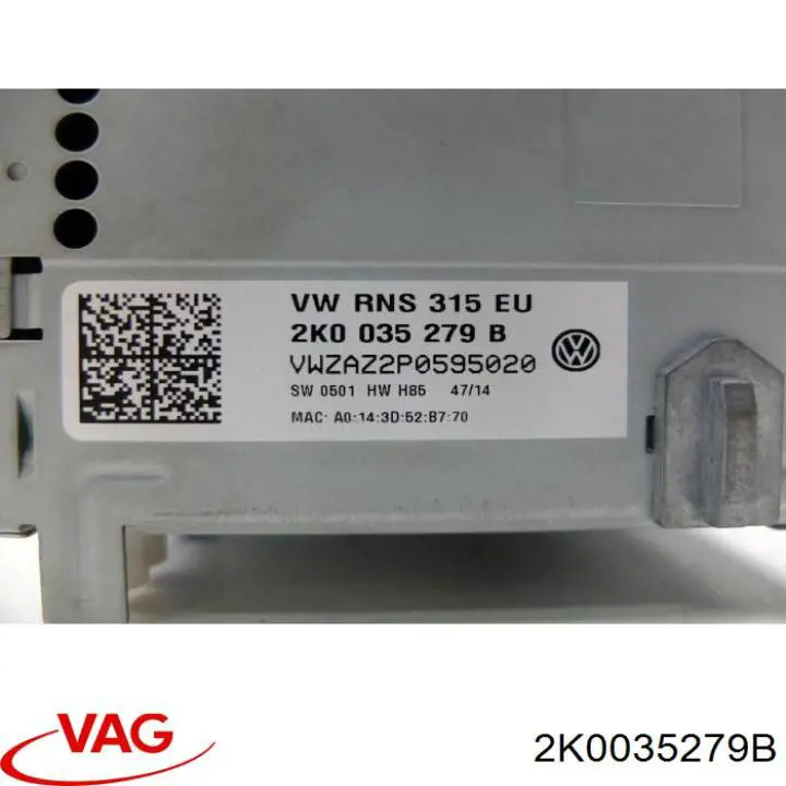Pantalla multifunción VAG 2K0035279B precio, desde 277,33 EUR