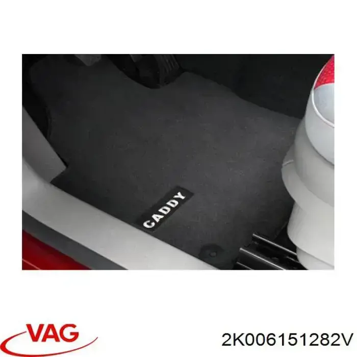 Comprar 2K006151282V VAG Juego de alfombrillas traseras, 2 piezas