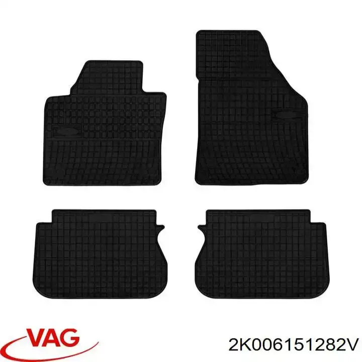 Juego de alfombrillas traseras, 2 piezas VAG 2K006151282V precio, desde 78,94 EUR