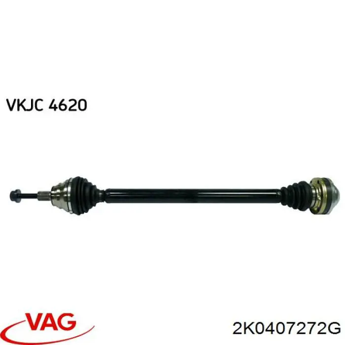 Árbol de transmisión delantero derecho VAG 2K0407272G precio, desde 152,79 USD