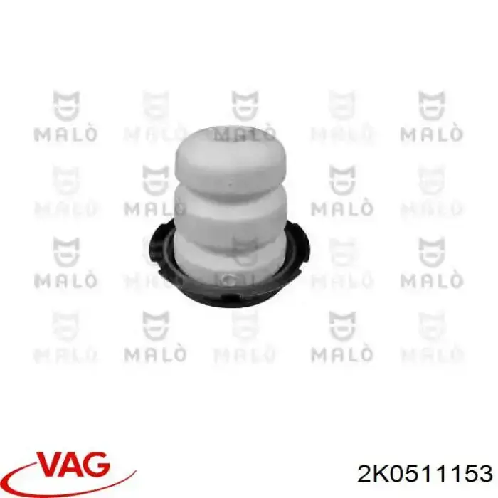 Tope de ballesta trasera VAG 2K0511153 precio, desde 18,55 EUR