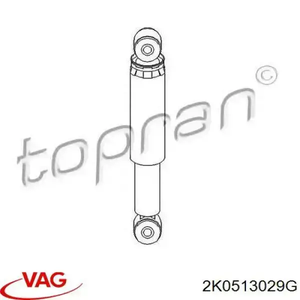 Amortiguador trasero VAG 2K0513029G precio, desde 28,00 EUR