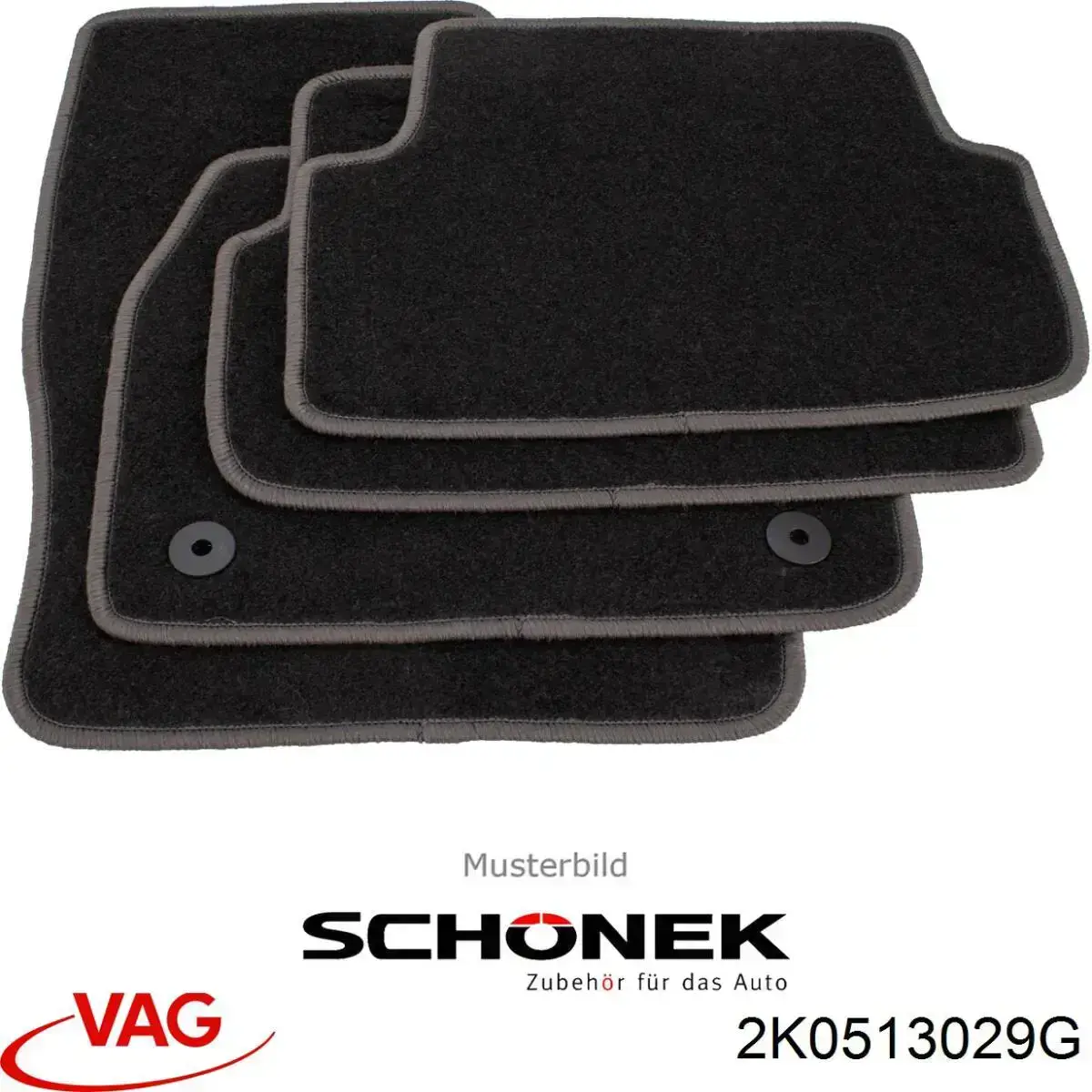 2K0513029G VAG Amortiguadores posteriores