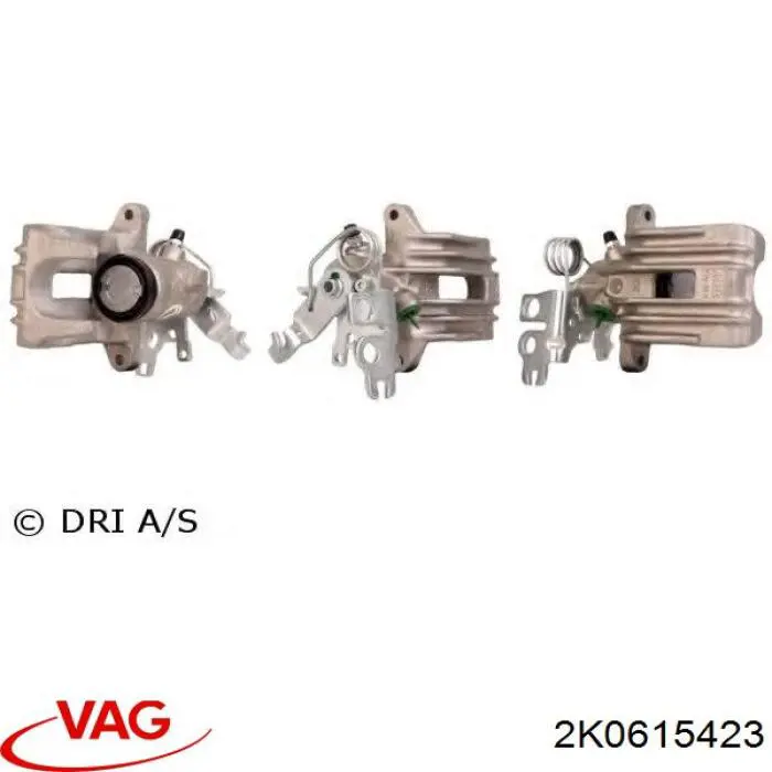 Comprar 2K0615423 VAG Pinza de freno trasera izquierda