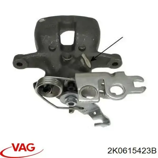 Comprar 2K0615423B VAG Pinza de freno trasera izquierda