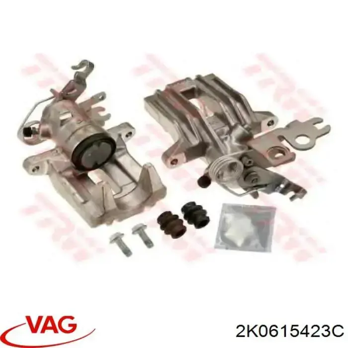 Comprar 2K0615423C VAG Pinza de freno trasera izquierda