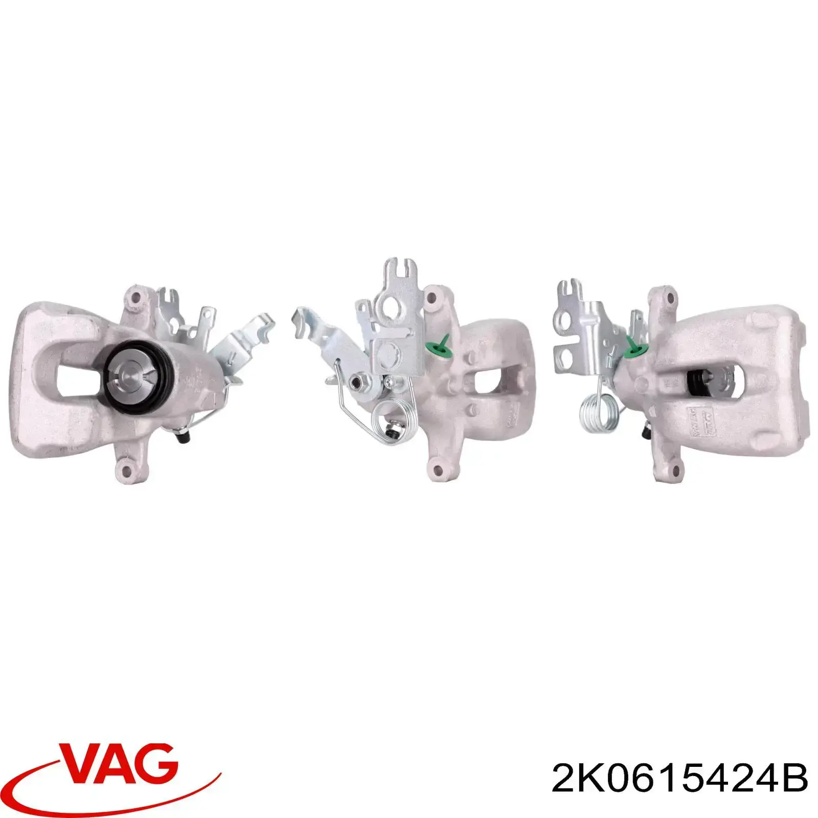 Comprar 2K0615424B VAG Pinza de freno trasera derecha