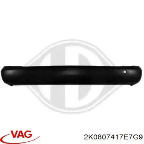 Paragolpes VAG 2K0807417E7G9 precio, desde 153,50 EUR