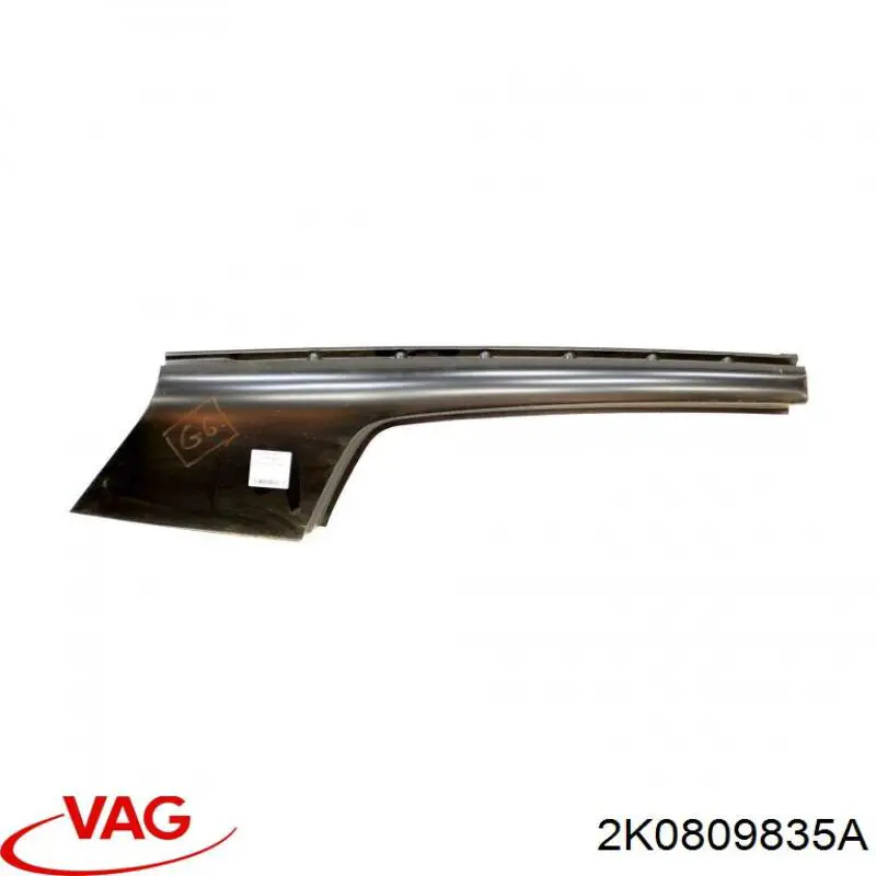 Pilar delantero izquierdo de la carrocería VAG 2K5809835A precio, desde 816,21 EUR