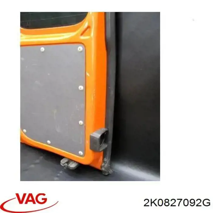 Puerta trasera derecha batiente de furgoneta VAG 2K0827092G precio, desde 344,12 EUR