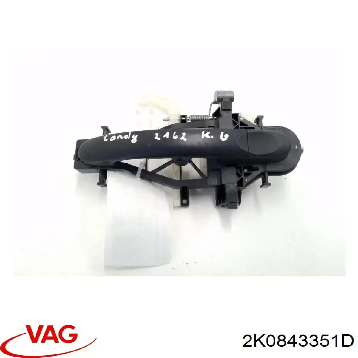 Soporte de manija exterior de puertas izquierdas VAG 2K0843351D precio, desde 34,85 EUR