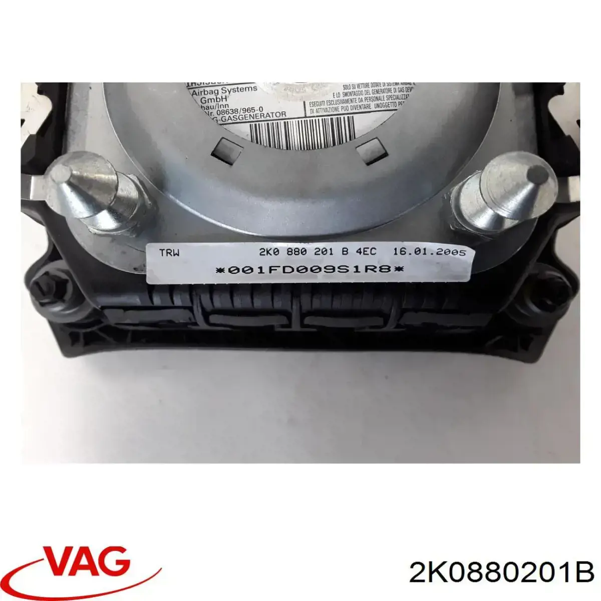 Airbag en el lado del conductor VAG 2K0880201B precio, desde 71,15 EUR