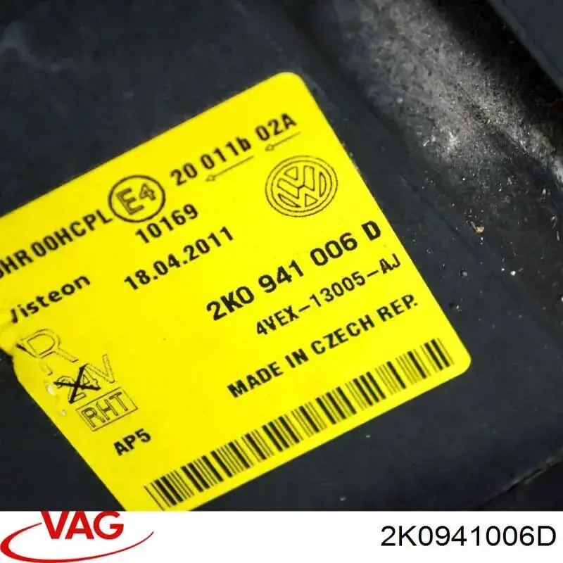 Comprar 2K0941006D VAG Faro derecho