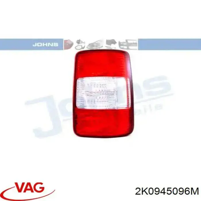 2K0945096M VAG Piloto trasero derecho