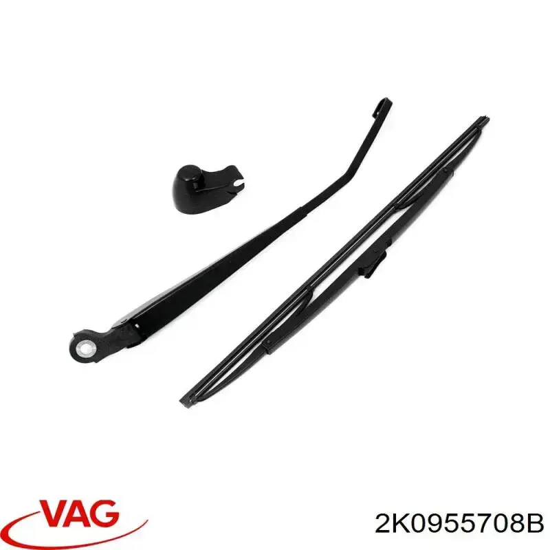 Comprar 2K0955708B VAG Brazo del limpiaparabrisas, trasero