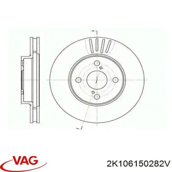 2K106150282V VAG 