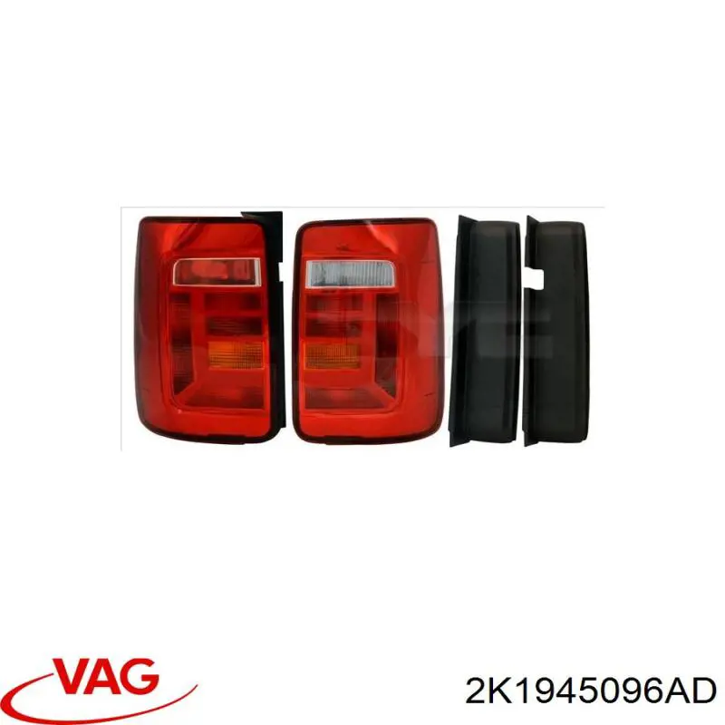 Comprar 2K1945096AD VAG Piloto trasero derecho