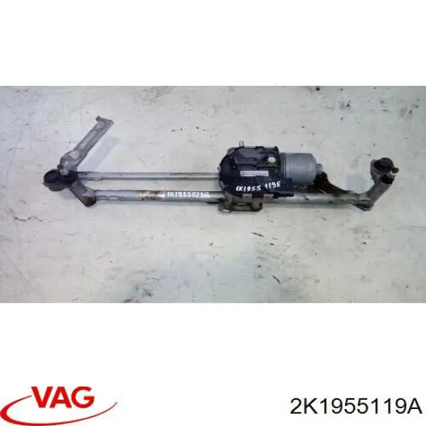Motor limpiaparabrisas 2K1955119A VAG