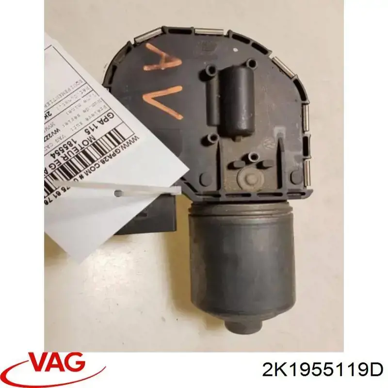 1T1955119 VAG motor del limpiaparabrisas del parabrisas