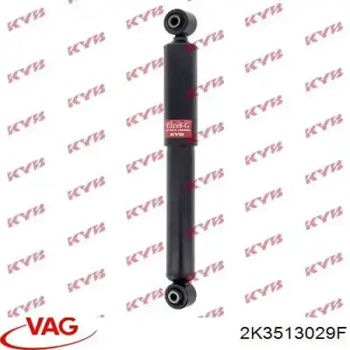 Amortiguador trasero VAG 2K3513029F precio, desde 49,07 EUR