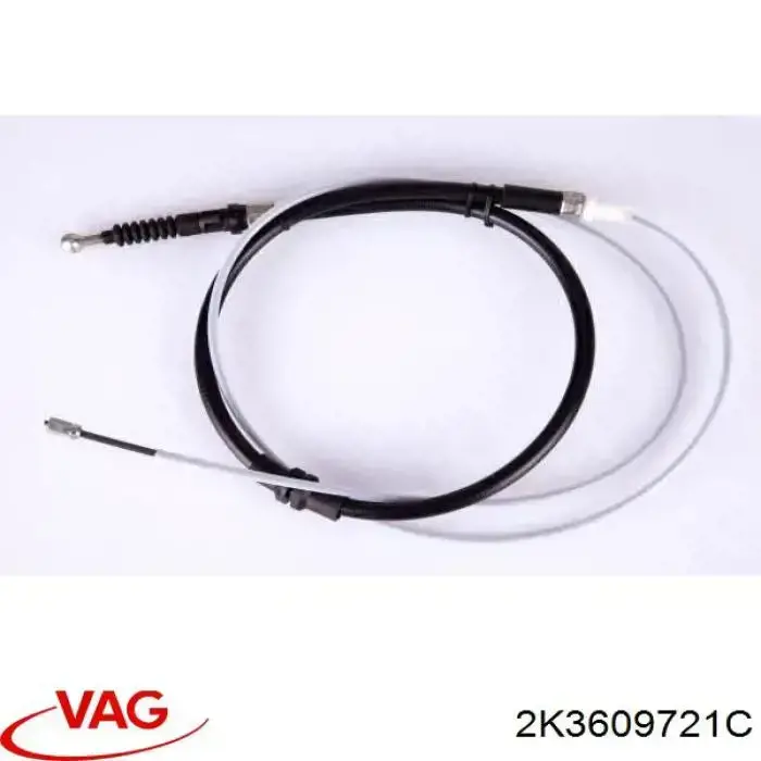 2K3609721C VAG cable de freno de mano trasero derecho/izquierdo