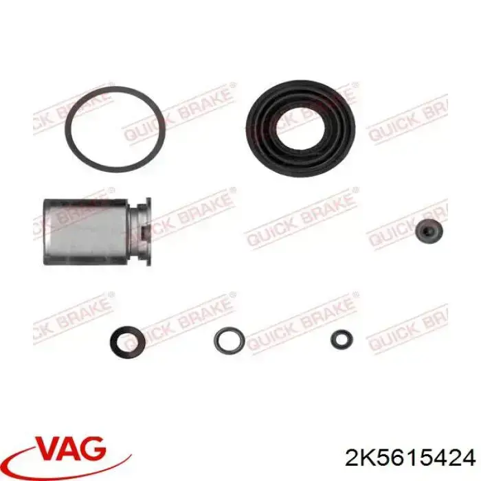 Comprar 2K5615424 VAG Pinza de freno trasera derecha