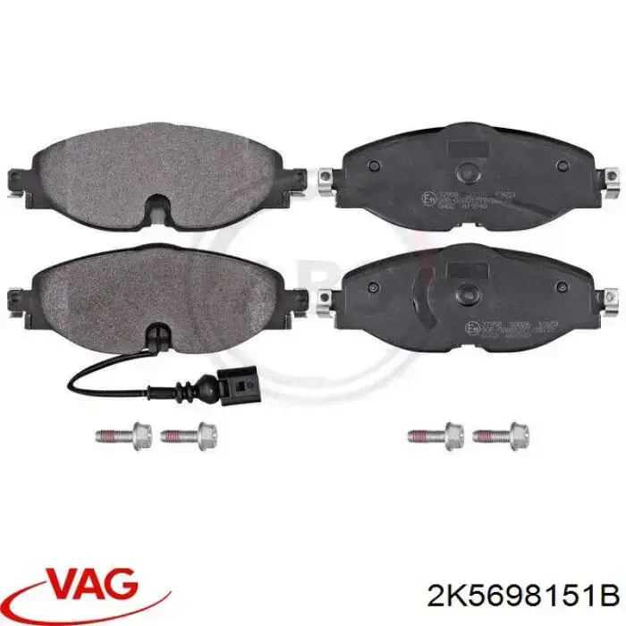 Pastillas de freno delanteras Volkswagen Tiguan 1 5N1, 5N2