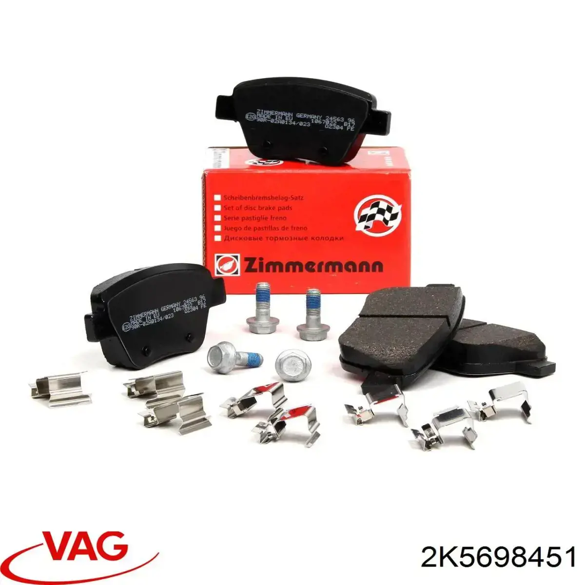 Pastillas de freno traseras Volkswagen Jetta 6 162, 163, AV3, AV2, AY2, AY3