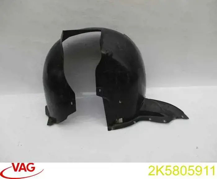 Comprar 2K5805911 VAG Guardalodos interior izquierdo, guardafango delantero