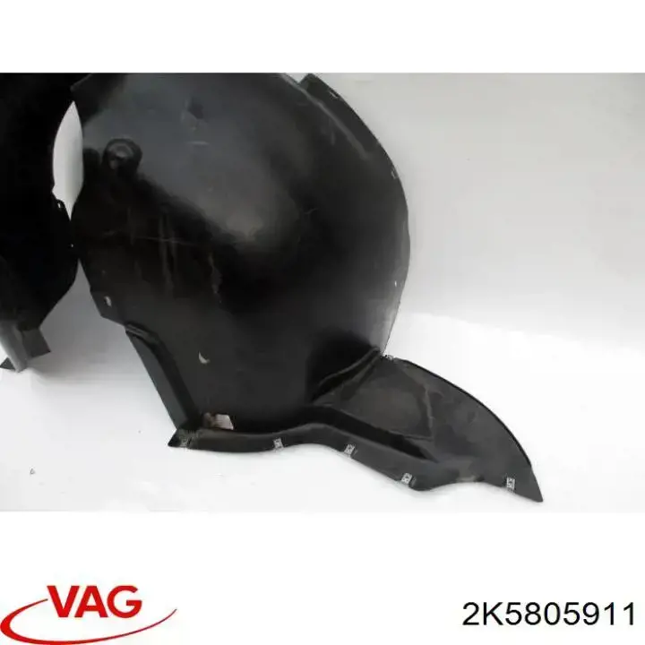 Guardalodos interior izquierdo, guardafango delantero VAG 2K5805911 precio, desde 45,20 EUR