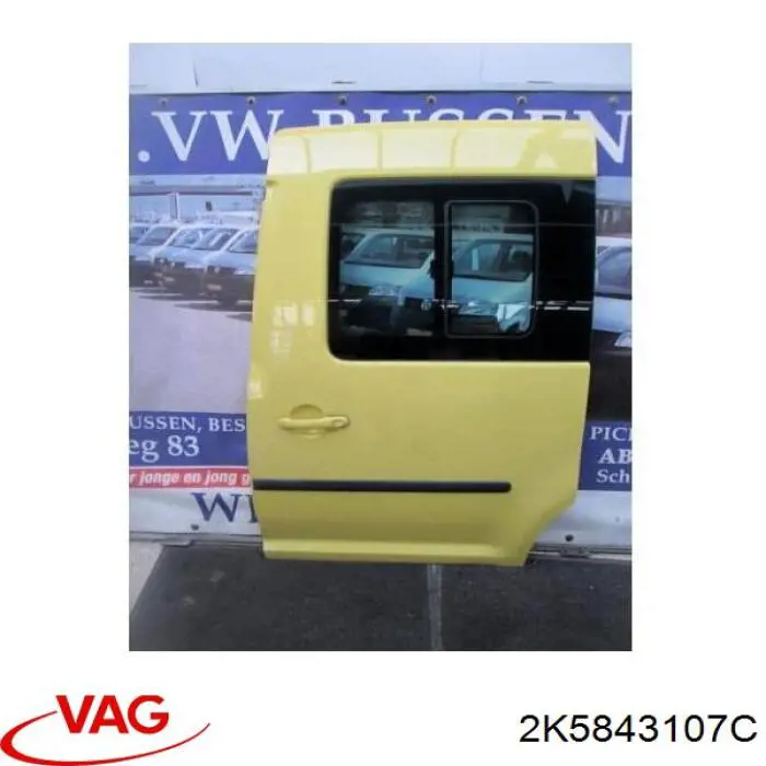 2K5843107C VAG Puerta lateral corrediza izquierda