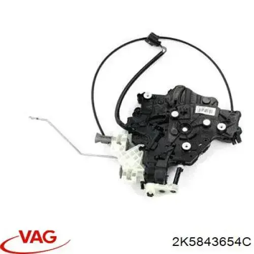 Cerradura de puerta lateral corrediza derecha VAG 2K5843654C precio, desde 239,57 EUR