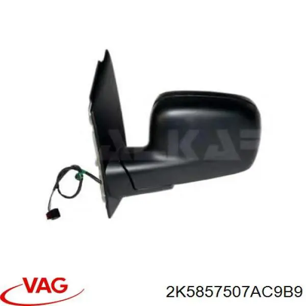 2K5857507AC9B9 VAG Espejo retrovisor izquierdo