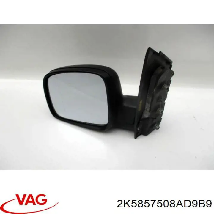Espejo de retrovisor derecho 2K1857508L9B9 VAG