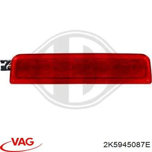 Comprar 2K5945087J VAG Luz de freno trasera adicional 