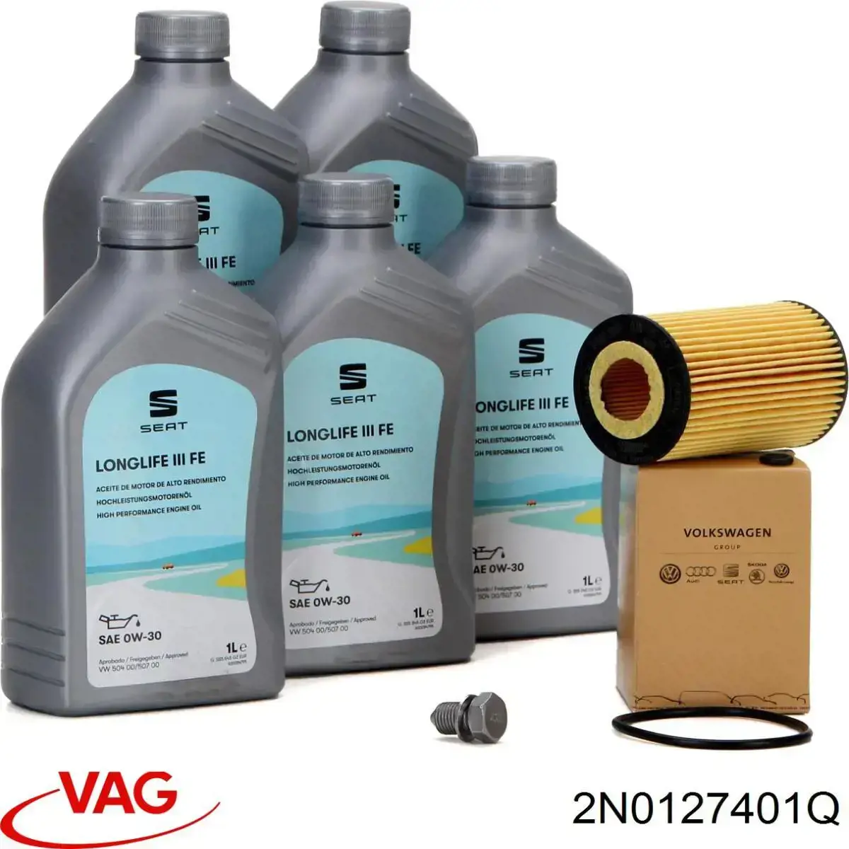 Filtro de gasoil VAG 2N0127401Q