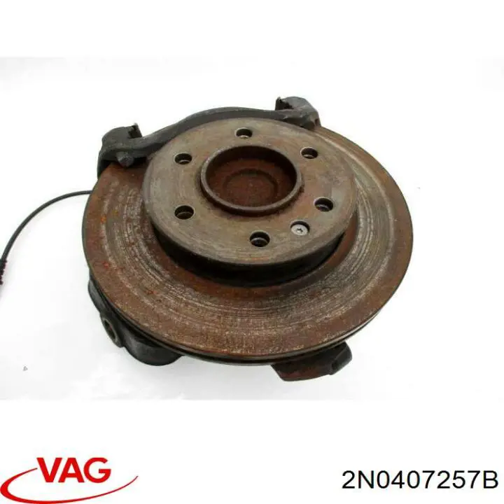 Comprar 2N0407257B VAG Mangueta delantera izquierda