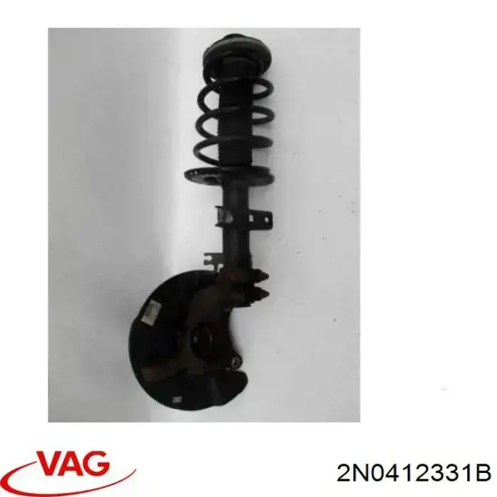 Soporte del amortiguador delantero 2N0412331D VAG
