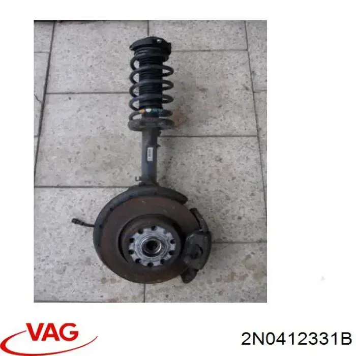 Comprar 2N0412331D VAG Soporte del amortiguador delantero