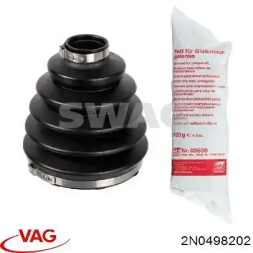 Fuelle, junta homocinética interna izquierda del semieje delantero VAG 2N0498202 precio, desde 21,73 EUR