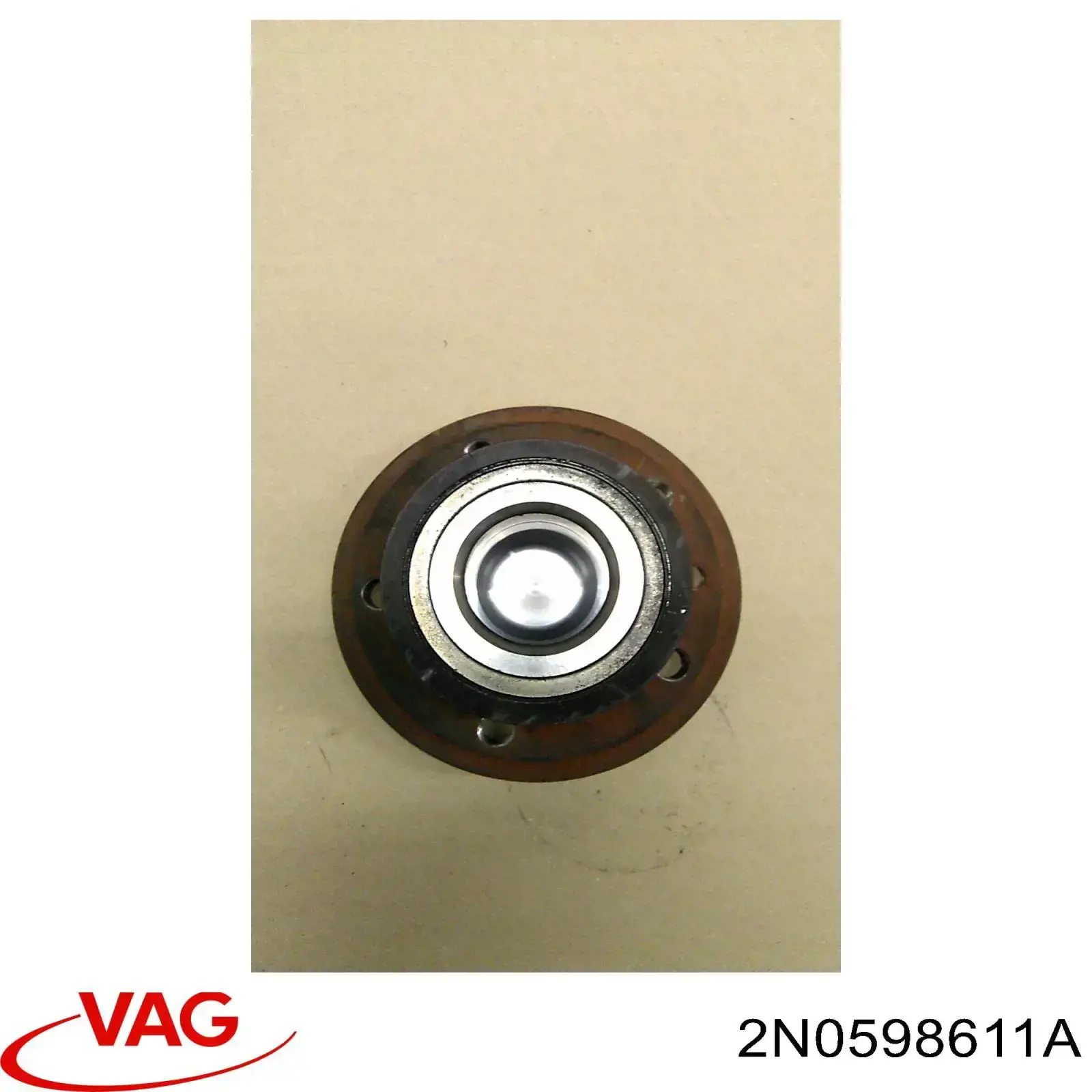 Comprar 2N0598611A VAG Cubo de rueda, Eje trasero
