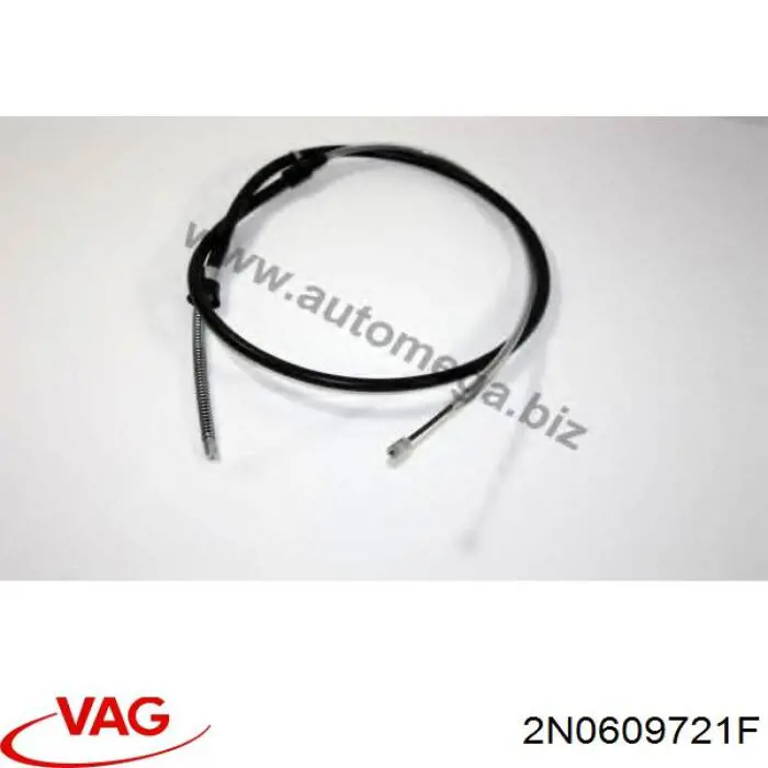 Comprar 2N0609721F VAG Cable de freno de mano trasero derecho/izquierdo
