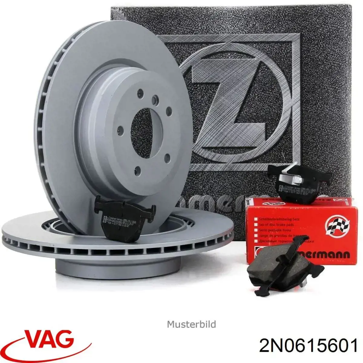 Disco de freno trasero VAG 2N0615601 precio, desde 63,06 EUR