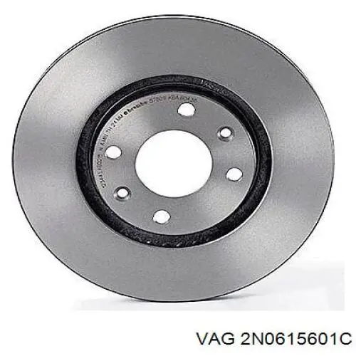 Comprar 2N0615601C VAG Disco de freno trasero
