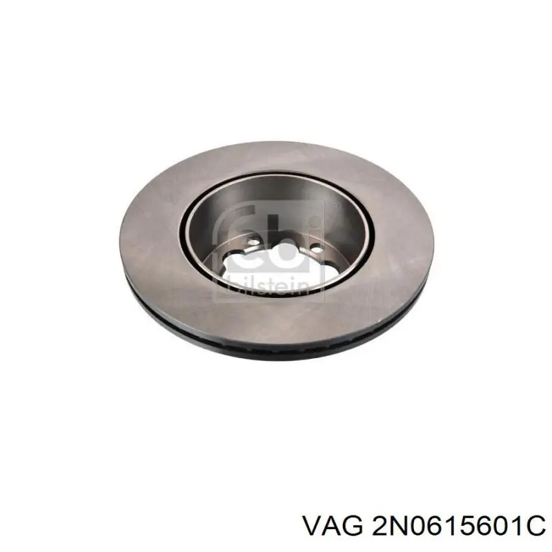 2N0615601C VAG Freno de disco trasero