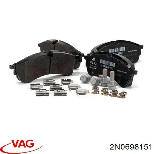 Pastillas freno delanteras VAG 2N0698151 precio, desde 42,14 EUR